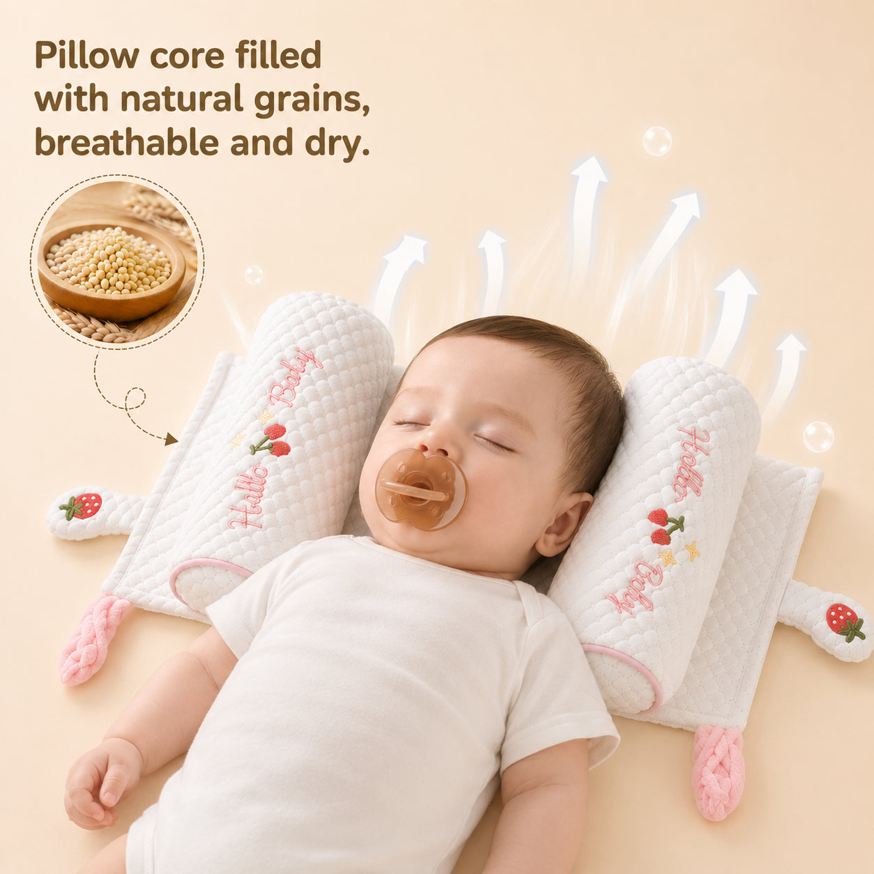 CofyBaby Adjustable Infant Head-Shaping Pillow