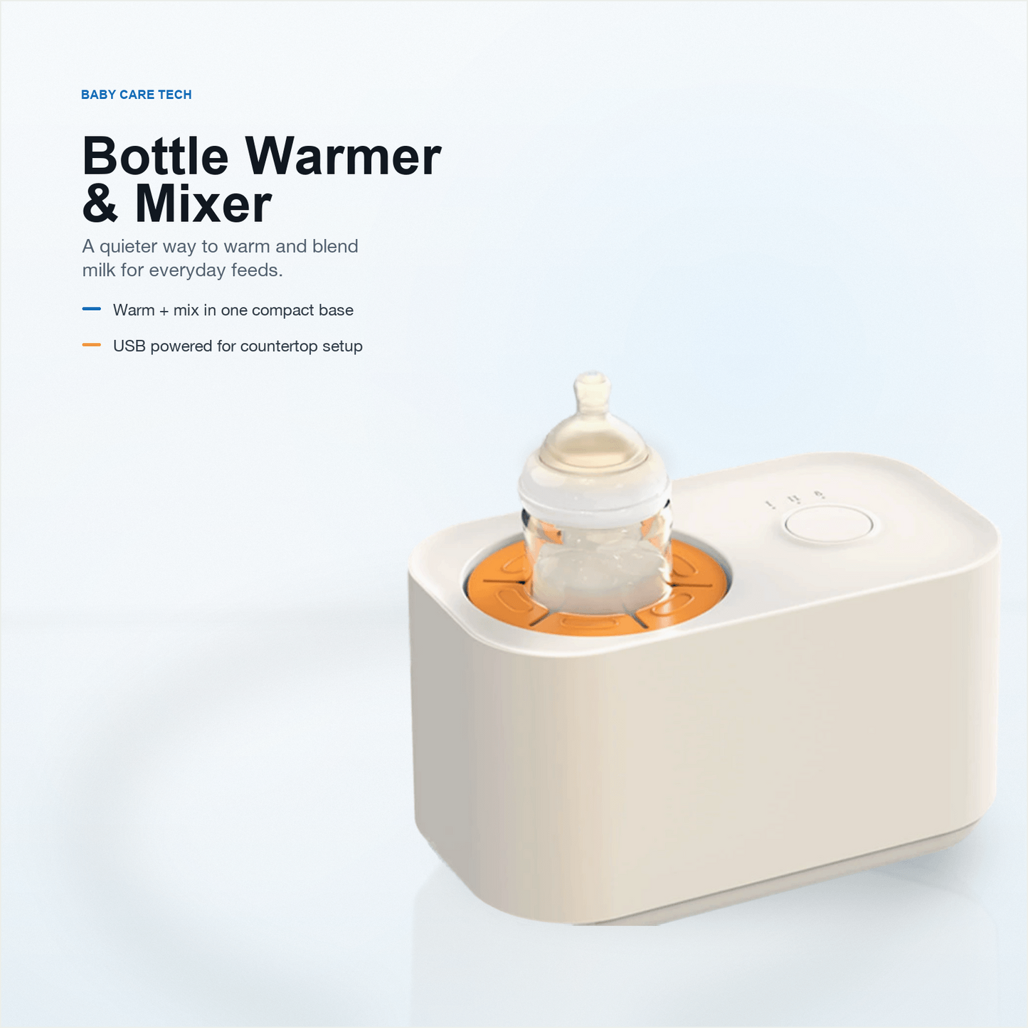 2-in-1 Milk Shaker & Warmer - MS001 main image