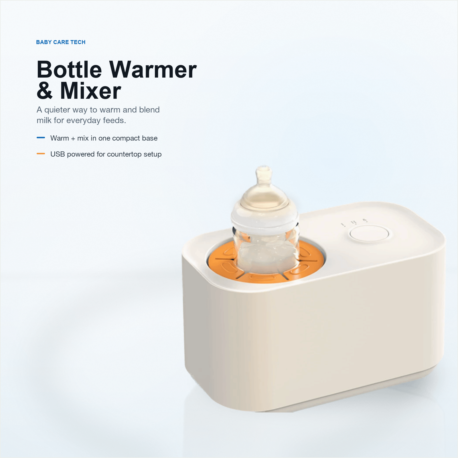 2-in-1 Milk Shaker & Warmer - MS001 main image